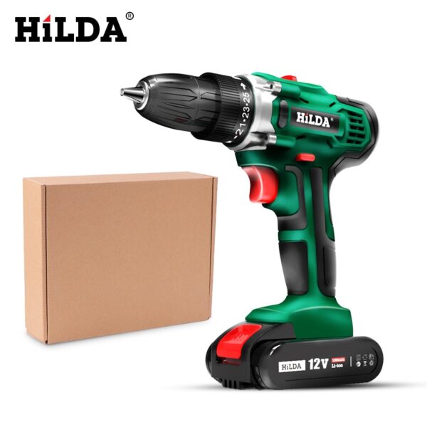 Cordless Drill Electric Screwdriver Mini Wireless Power Driver DC Lithium-Ion Battery 3/8-Inch power tools