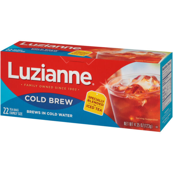 Luzianne, Cold Brew Iced Tea, Tea Bags, 22 ct.