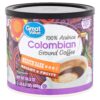 Great Value 100% Arabica Colombian Medium Dark Ground Coffee, 24.2 oz