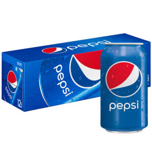 (2 Pack) Pepsi Soda, 12 oz Cans, 12 Count