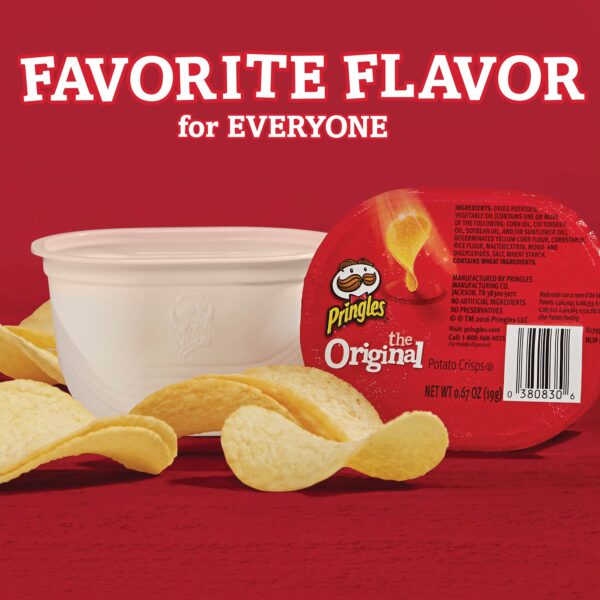 Pringles, Potato Crisps Chips, Original, Snack Stacks, 12 Ct, 8.04 Oz