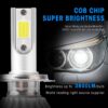 C6 H1 H3 Led Headlight Bulbs H7 LED Car Lights H4 880 H11 HB3 9005 HB4 9006 H13 6000K 72W 12V 7200LM Auto Headlamps