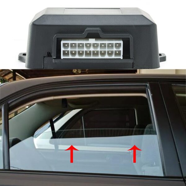Hippcron Car Power Window Closer For 4 Doors Auto Intelligent Close Windows Remotely Module Alarm System