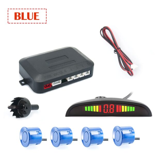 CarPro Parking Sensor Auto Parktronic Kit LED Display Auto Parking Radar with 4 Sensors Reverse Backup Monitor Detector System