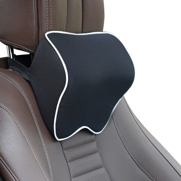 Car Headrest Pillow Neck Memory Lumbar Support Cotton Breathable Auto Neck Rest Headrest Cushion Seat Pillow