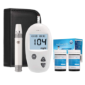 Blood Sugar Monitor Meter Glucometer Kit Diabetes Blood Glucose Meter Monitor + 50 Test Strips and 50 Lancets Sugar Machine