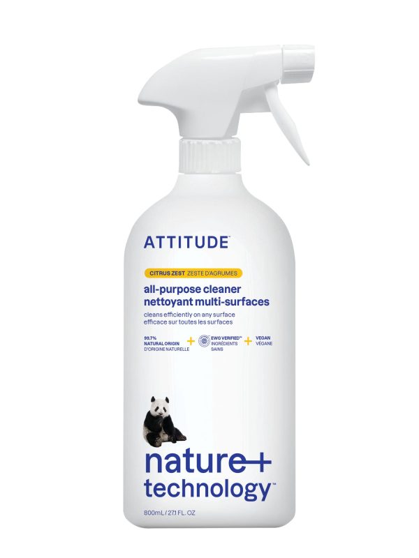 ATTITUDE All-Purpose Cleaner Citrus Zest, 800 ml