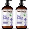 Everyone Lavender + Aloe 3-in-1 Soap, 2 × 946 ml