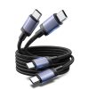 81Q0iMZueHL._SL1500_.jpg UGREEN 240W USB-C to USB-C Braided Cable, 2 Pack, 2 m