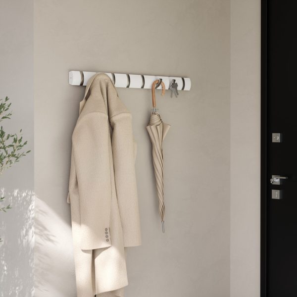Umbra Flip 8 Wall-Mounted Coat Rack