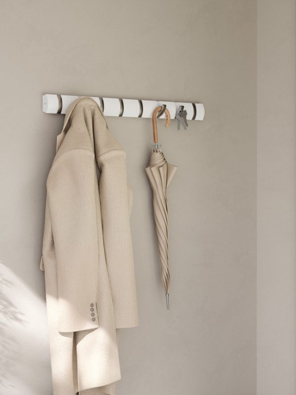 Umbra Flip 8 Wall-Mounted Coat Rack