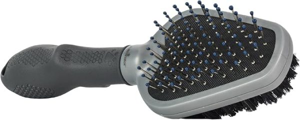 43 FURminator Dual Grooming Brush for Dogs and Cats