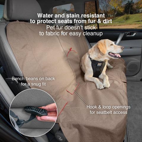 Kurgo Heather Waterproof Bench Seat Cover for Dogs